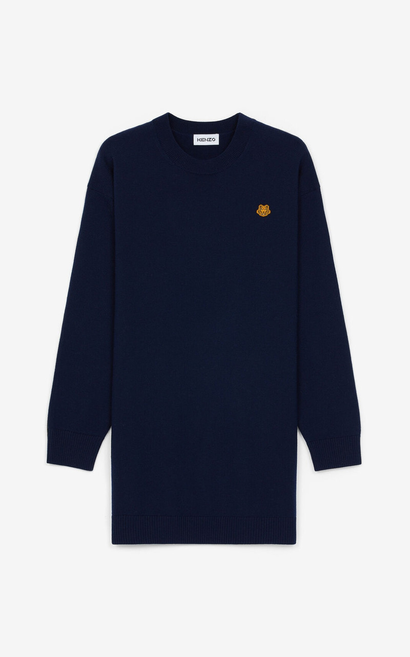 Tiger Crest jumper dress 1
