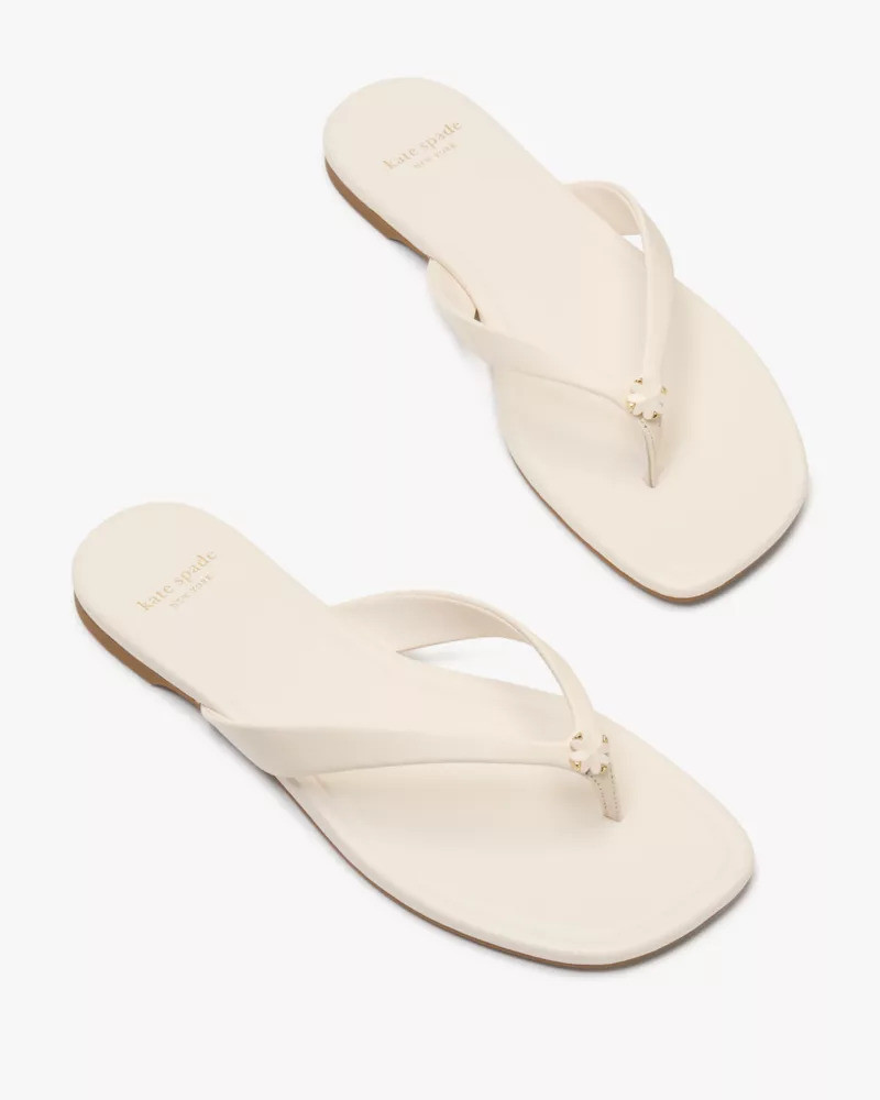 Spade Flower Flip Flops 5