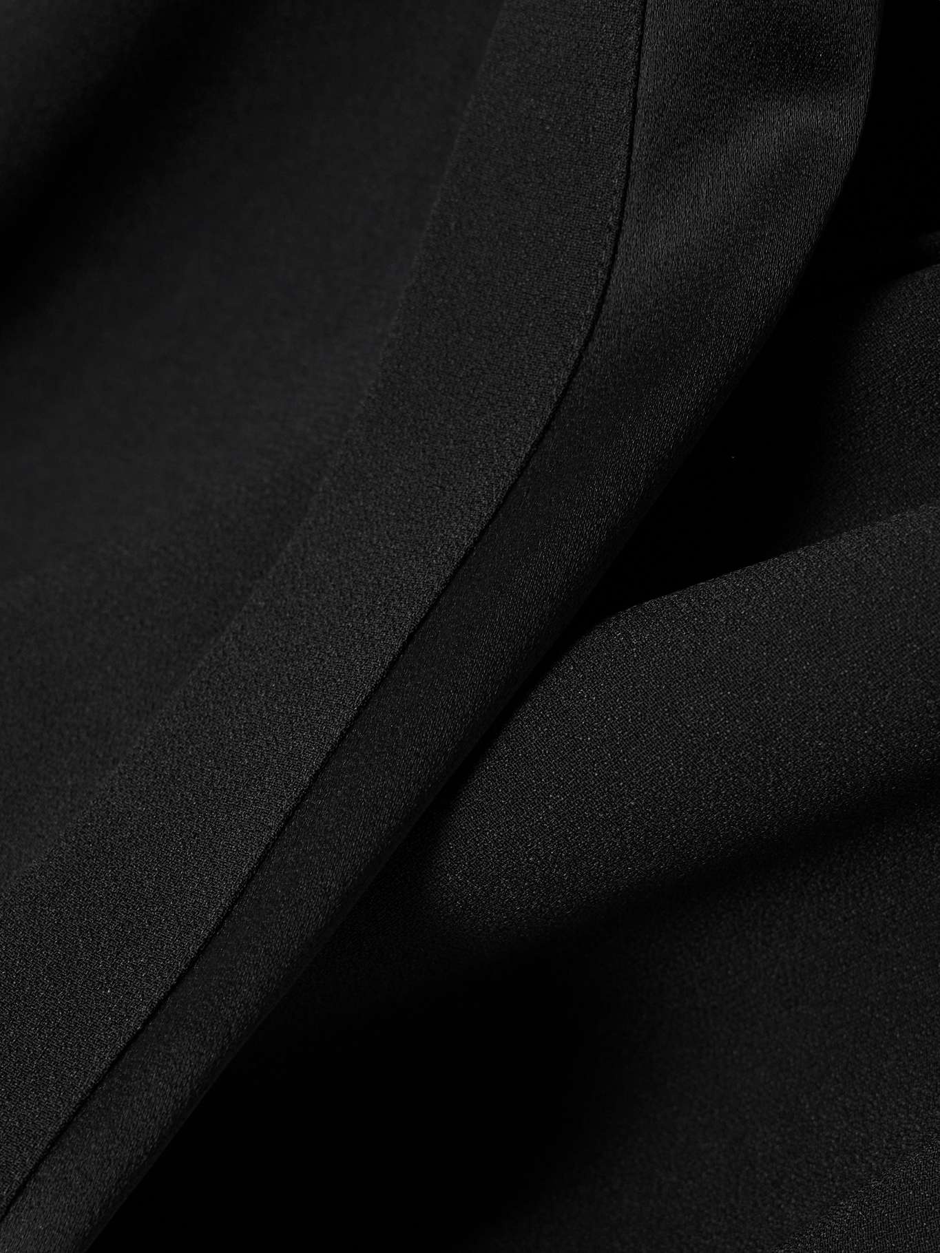 Drawstring crepe wrap-effect shirt - 4