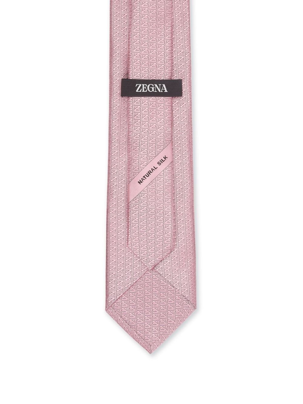monogram pattern tie - 2