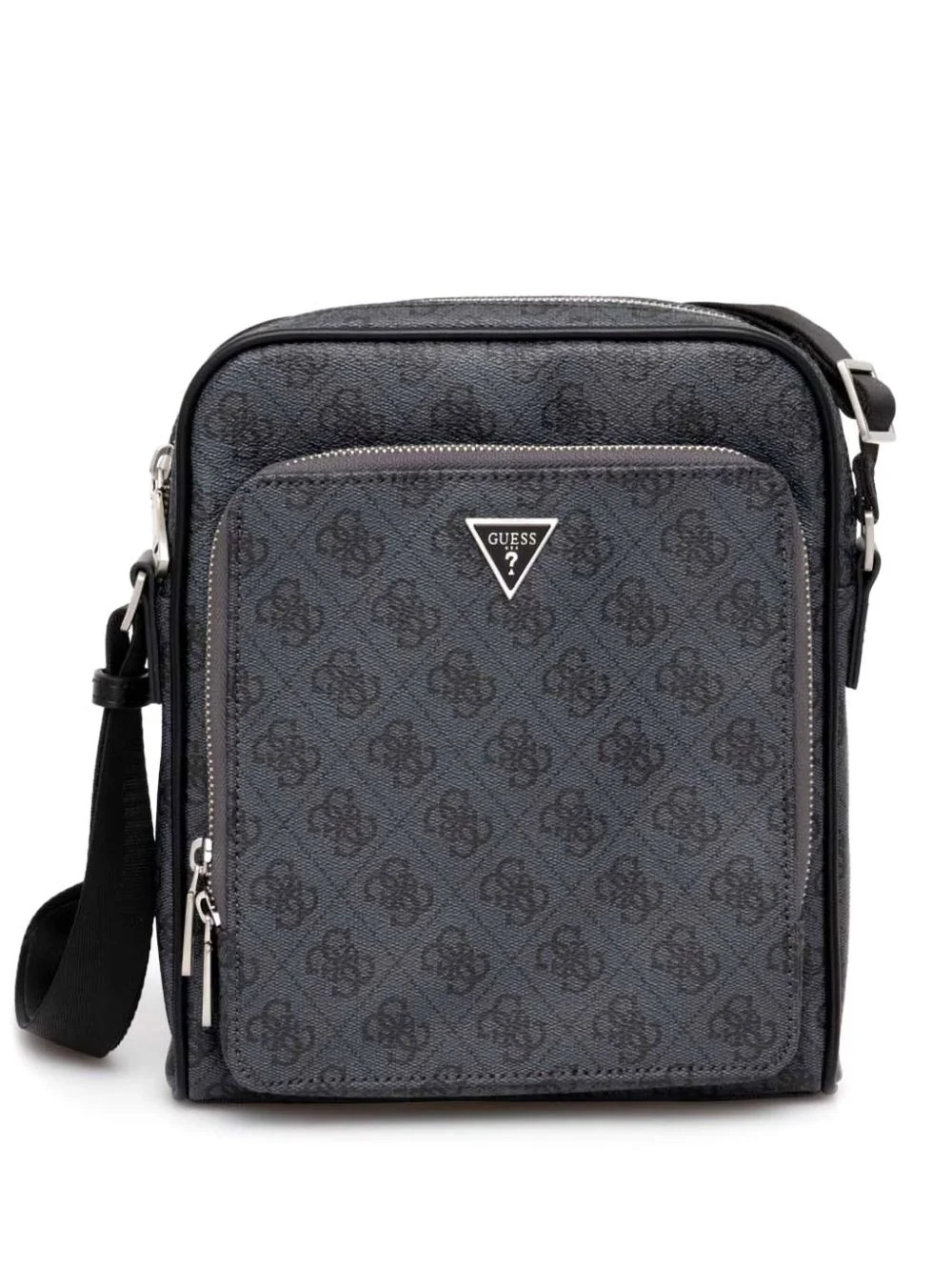 monogram-pattern messenger bag - 1