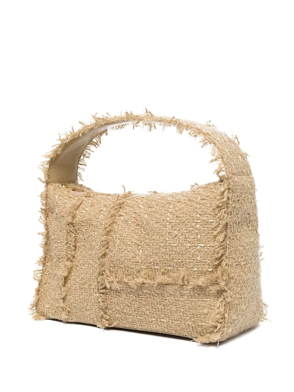 Malfi frayed shoulder bag - 3