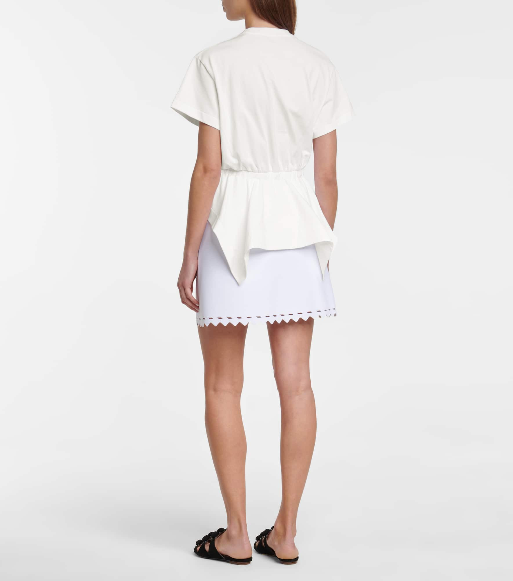 Peplum cotton T-shirt - 3