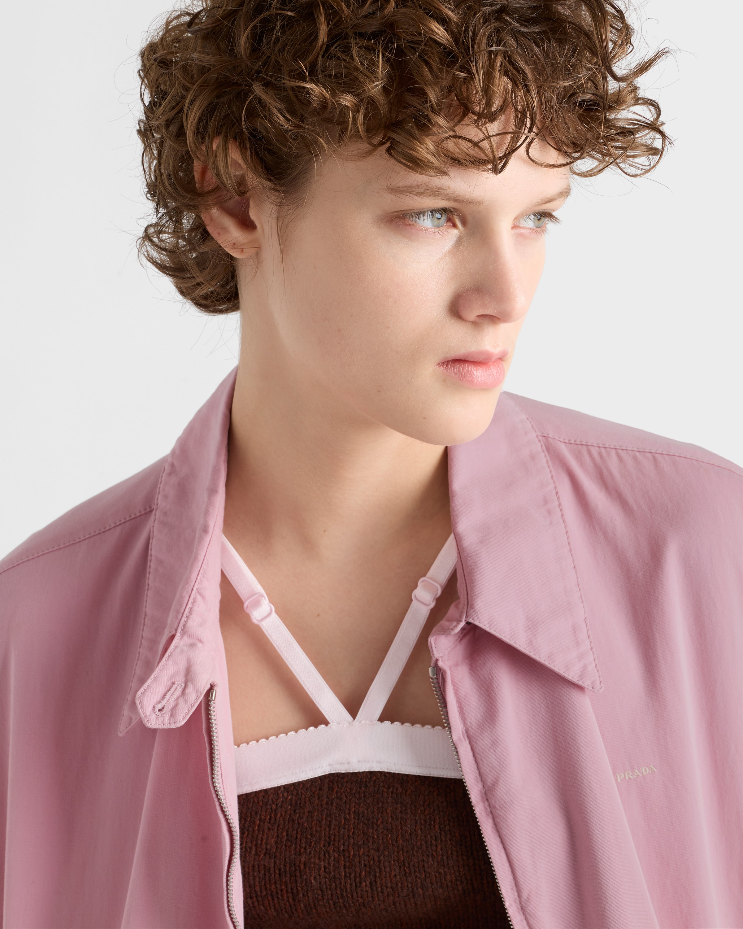 Old gabardine blouson jacket - 4