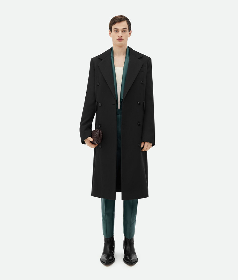 Curved Shape Leather Trousers 4