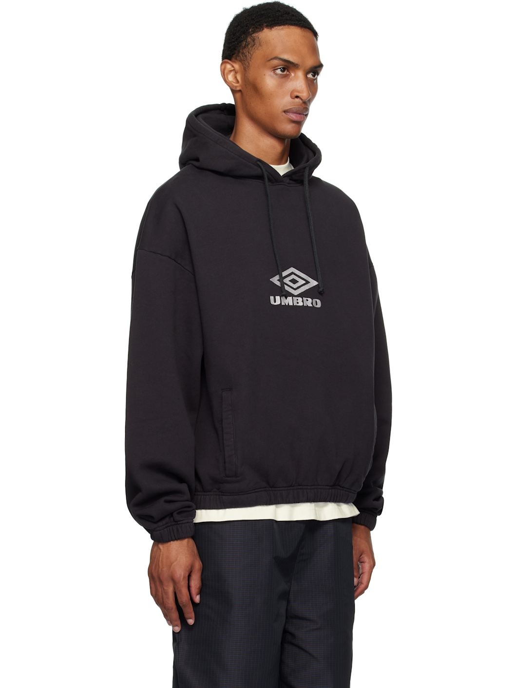 Black OG Logo Mask Hoodie - 2