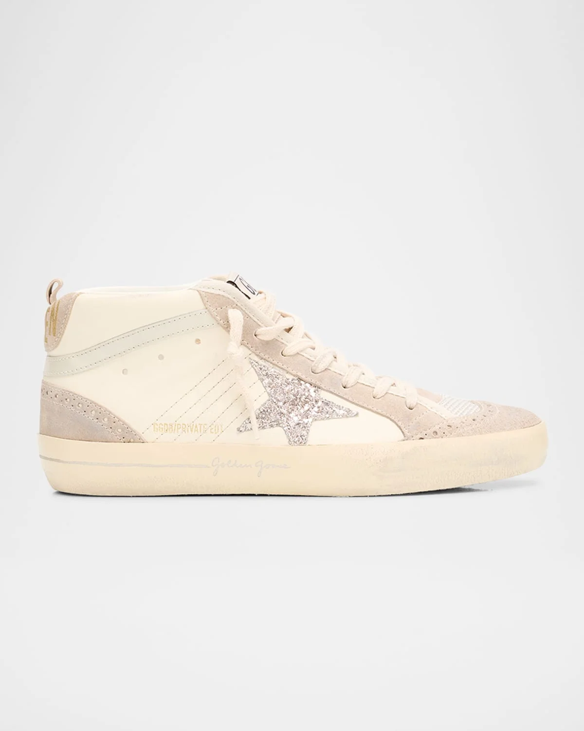 Midstar 혼합 가죽 Mid-Top 운동화 - 1