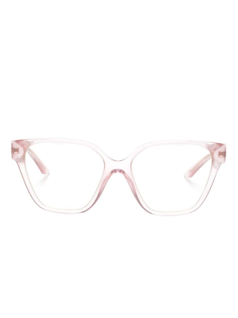 geometric-frame glasses 1