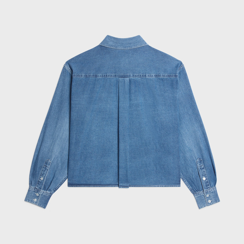 CELINE shirt IN COTTON DENIM outlook