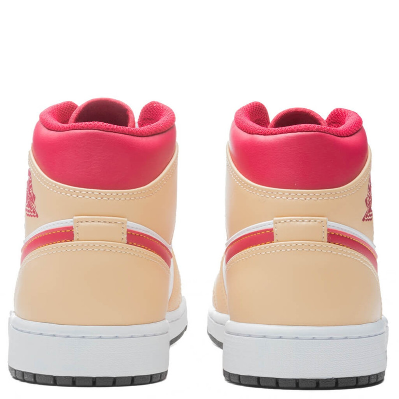 Jordan AIR JORDAN 1 MID - WHITE ONYX/LIGHT CURRY/WHITE outlook