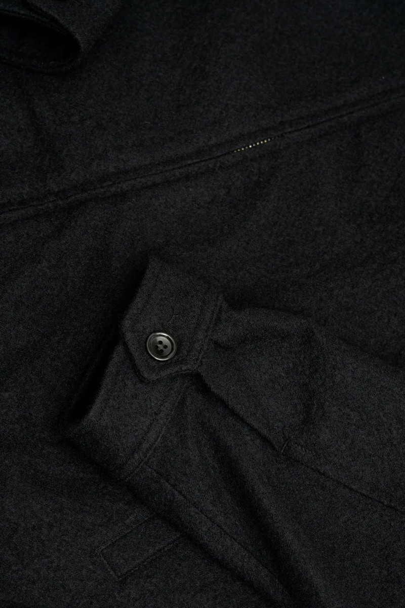 Machine Jacket - Black Wool Flannel 3