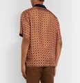 Camp-Collar Satin and Printed Silk-Twill Shirt - 11