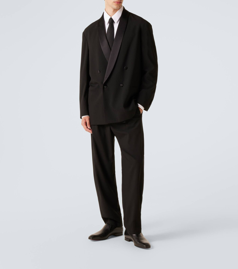 GIORGIO ARMANI Double-breasted virgin wool suit outlook