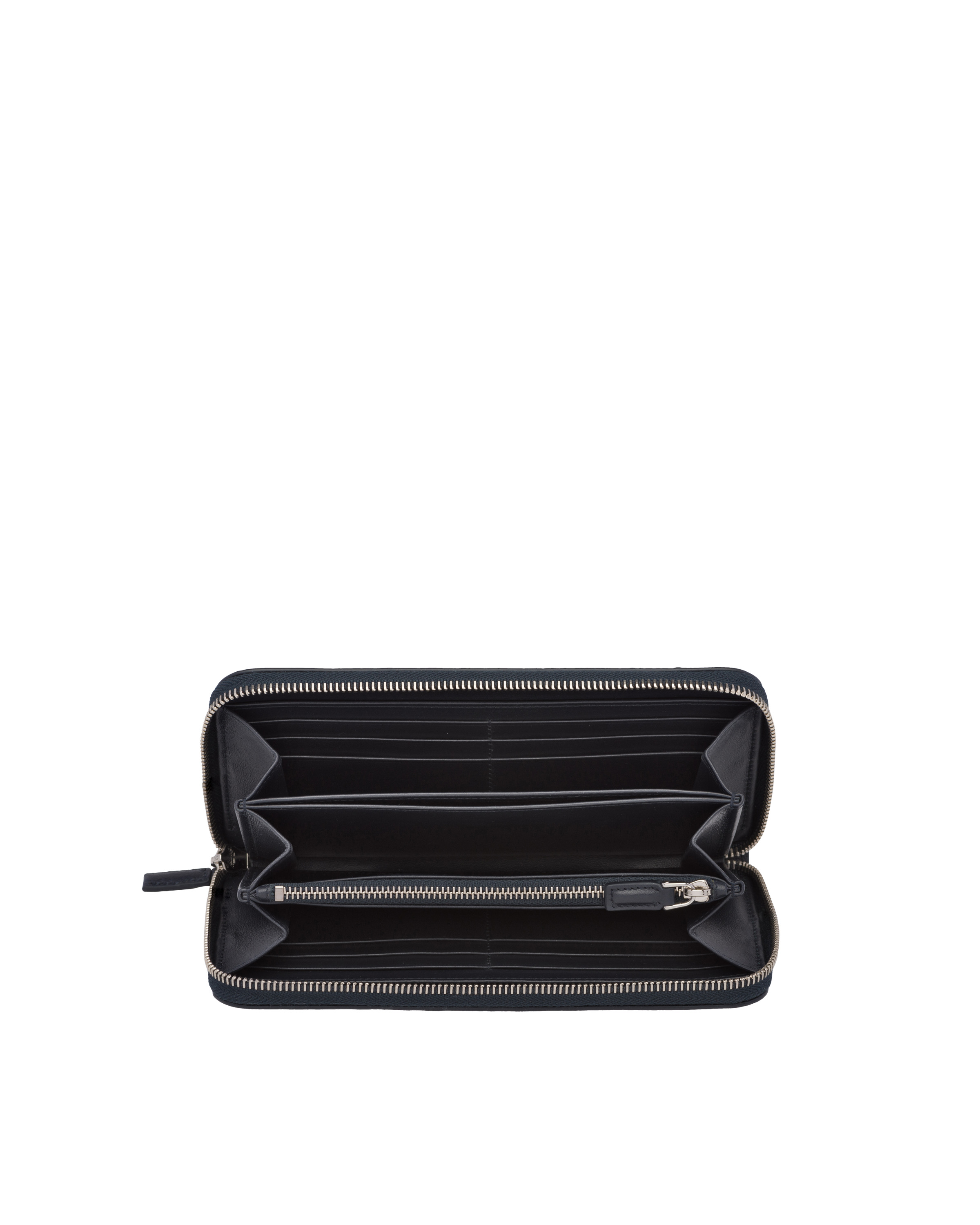 Ostrich Leather Zip Around Wallet - 4