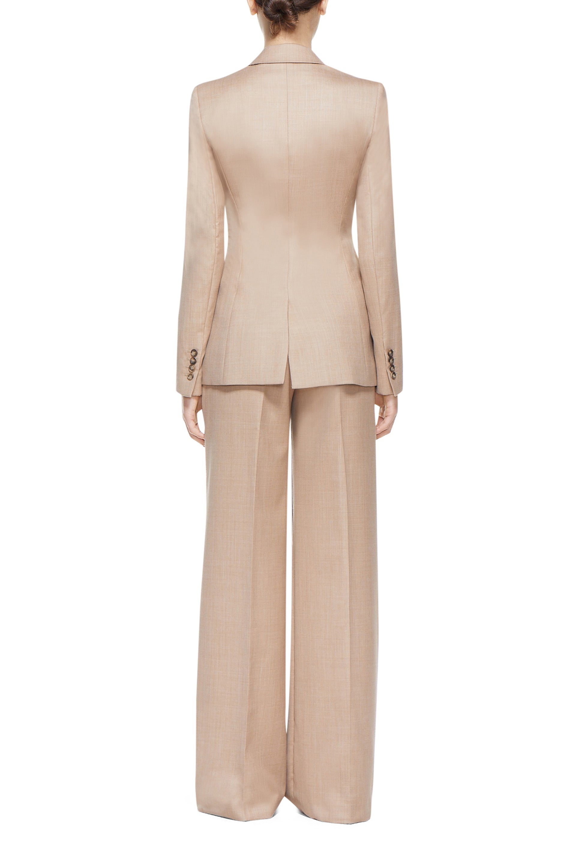 Grant Knotted Blazer in Virgin Wool - 5
