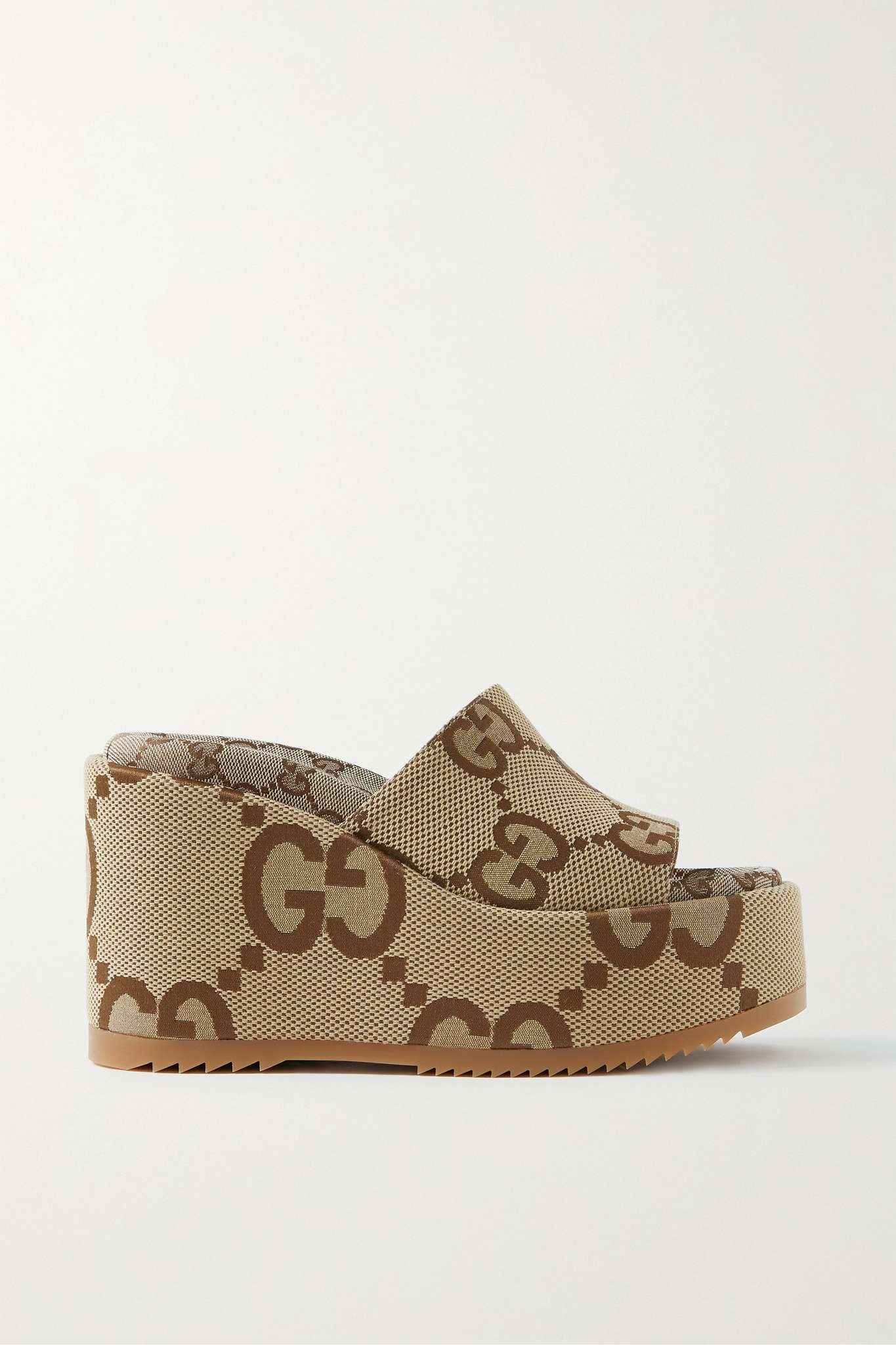 Logo-jacquard canvas platform slides - 1