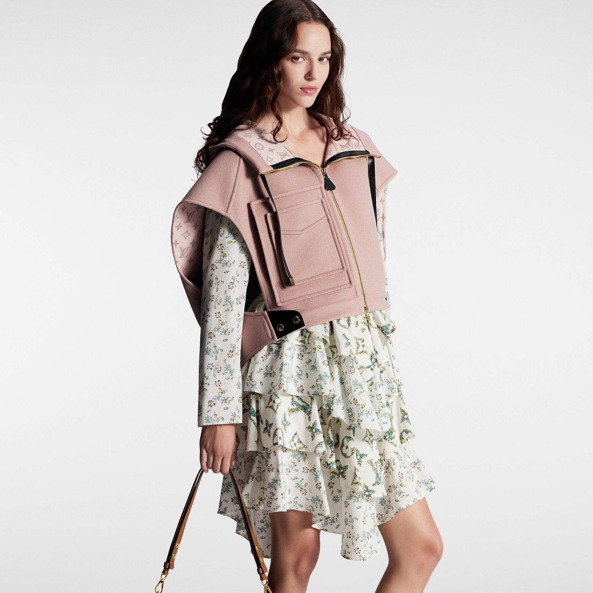 Double Face Open-Arm Jacket - 5