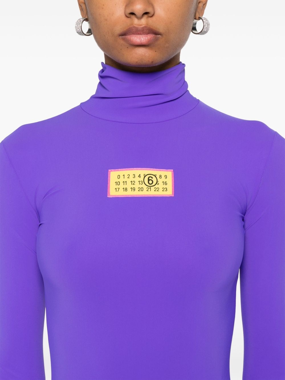 numbers-patch bodysuit - 5