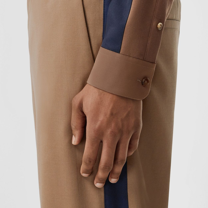 Side Stripe Wool Jogging Pants 3