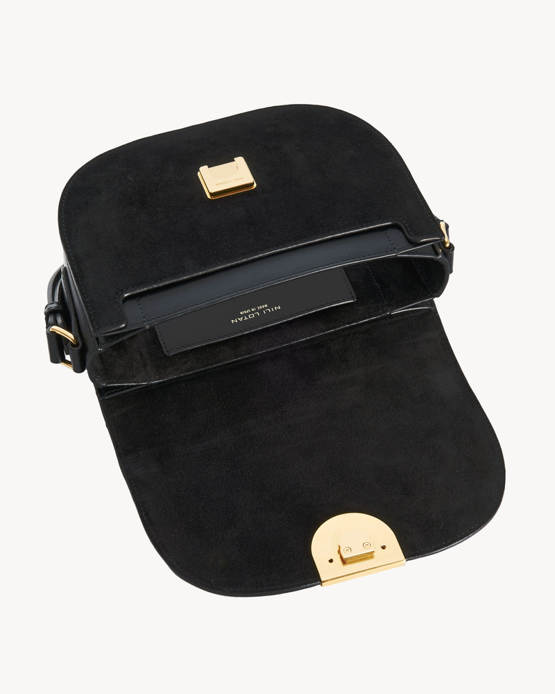 LE ELLIE CALF SUEDE SADDLE BAG 4
