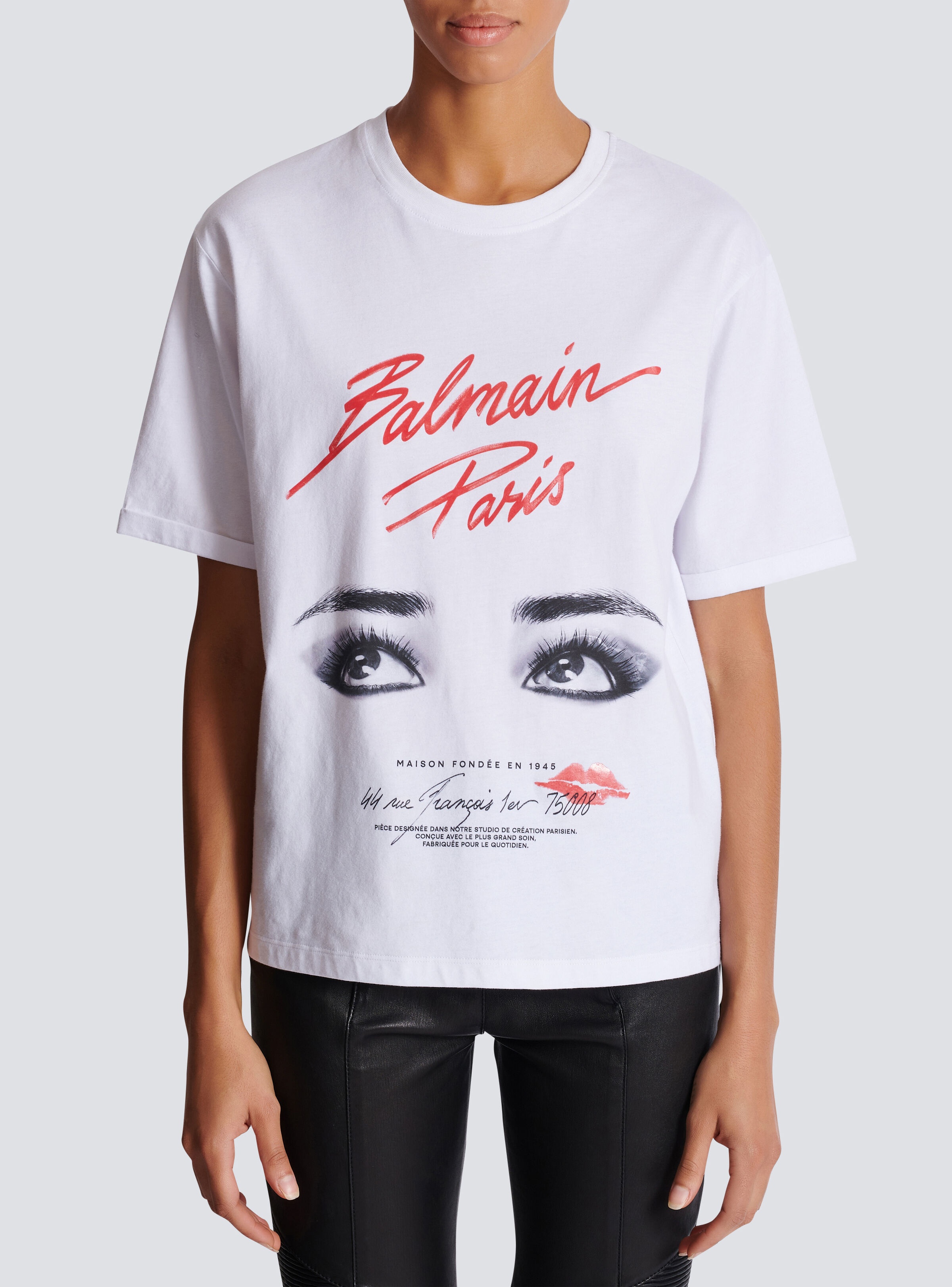 Short-sleeved Balmain Beauty T-shirt - 5