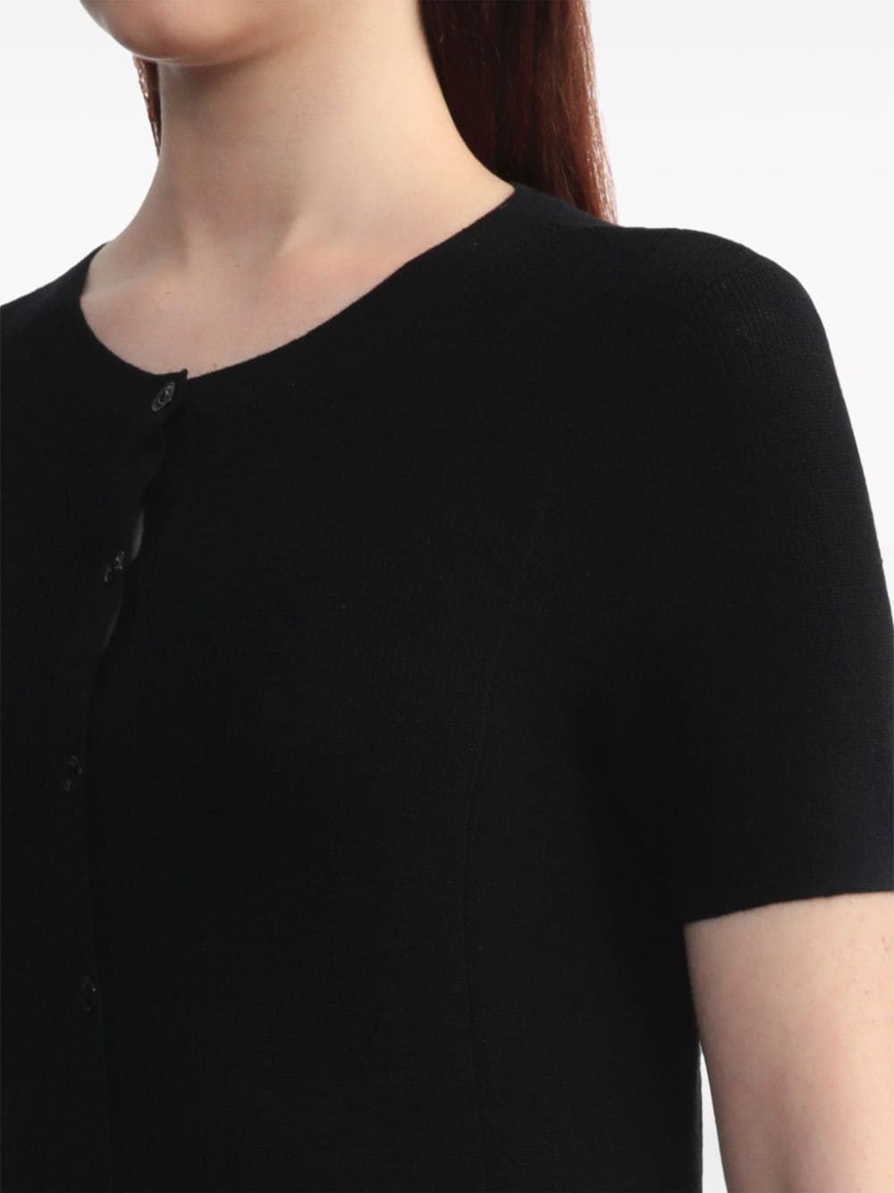 short-sleeve knit cardigan - 5