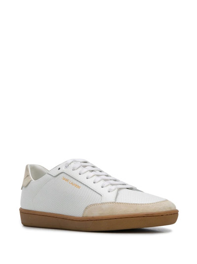 SAINT LAURENT panel detail low-top sneakers outlook