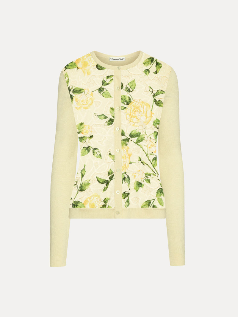 ENGLISH ROSE GUIPURE INSET CARDIGAN 1