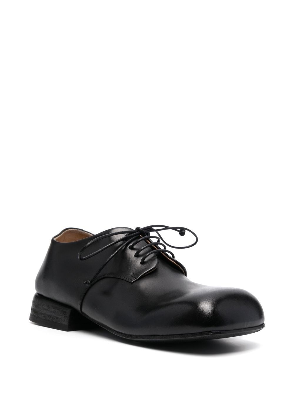 lace-up leather oxfords - 2