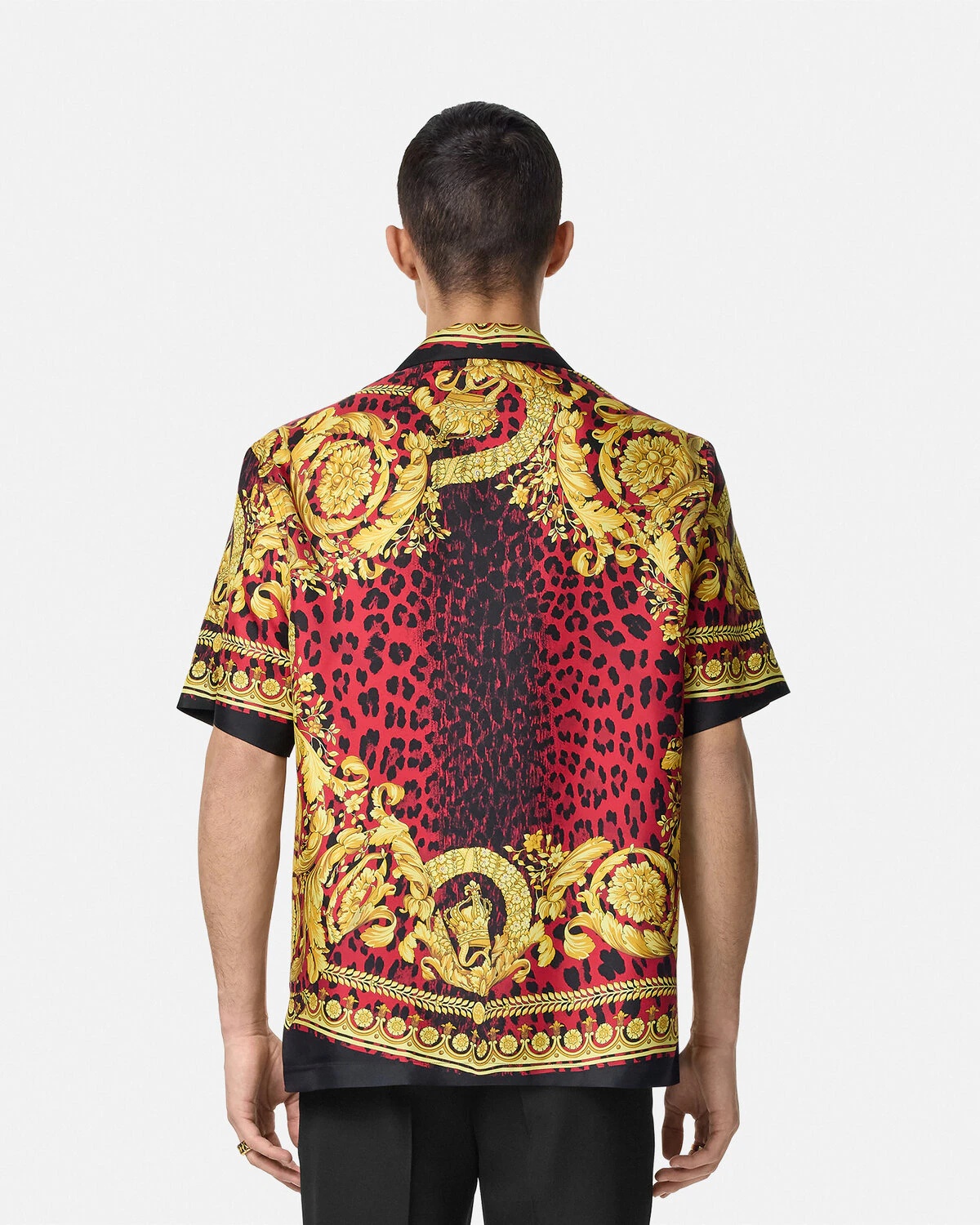 Wild Barocco Illusion Silk Shirt - 5