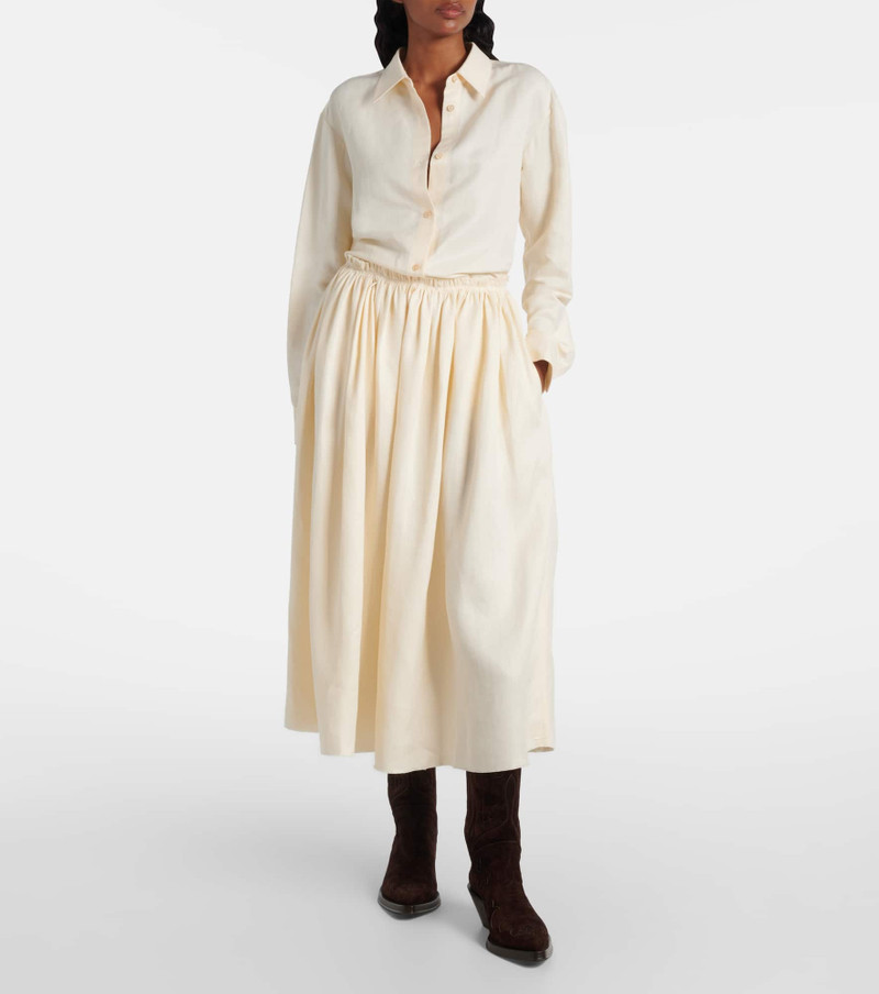 GABRIELA HEARST Ferrara linen and silk shirt outlook