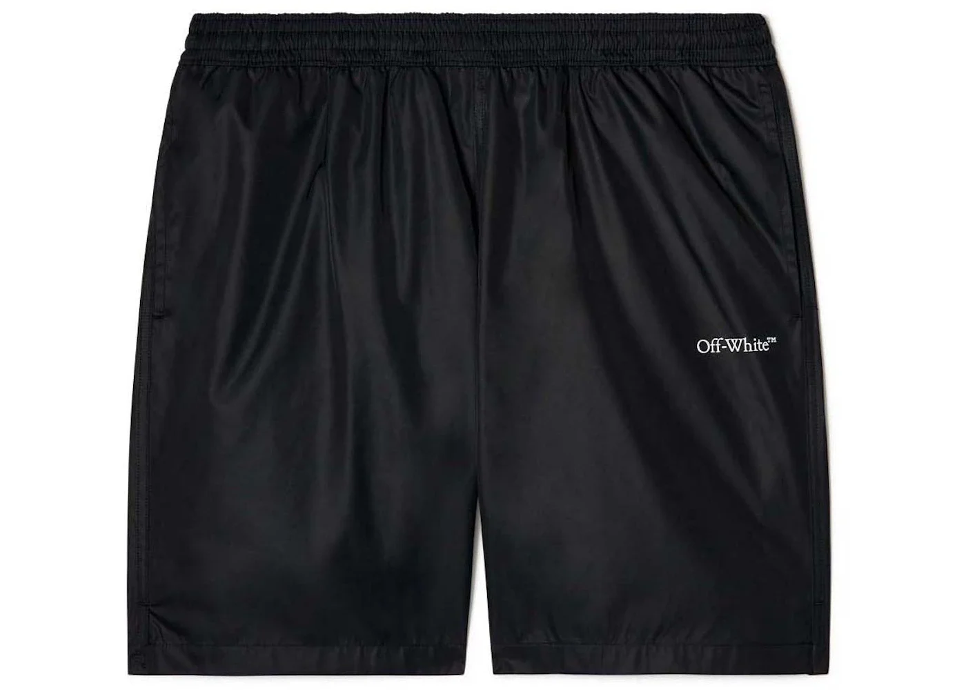 OFF-WHITE Arr Surfer Swim Shorts Black - 1