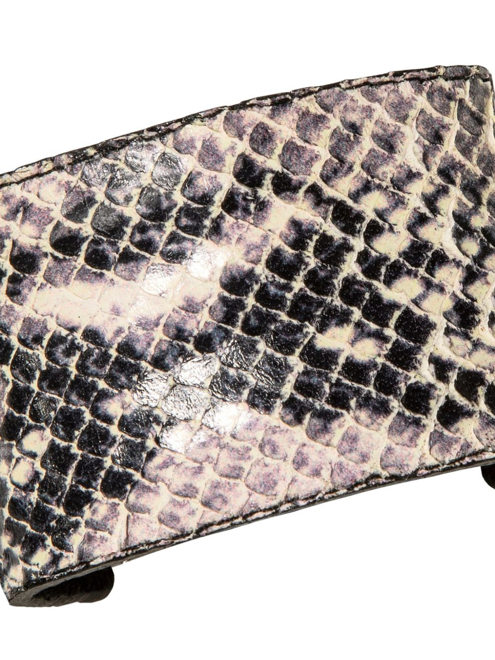 leather-embossed pony wrap - 2