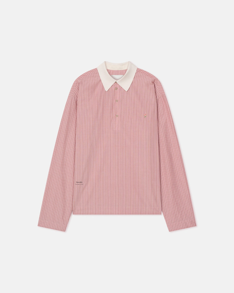 Striped Polo Neck Top 1