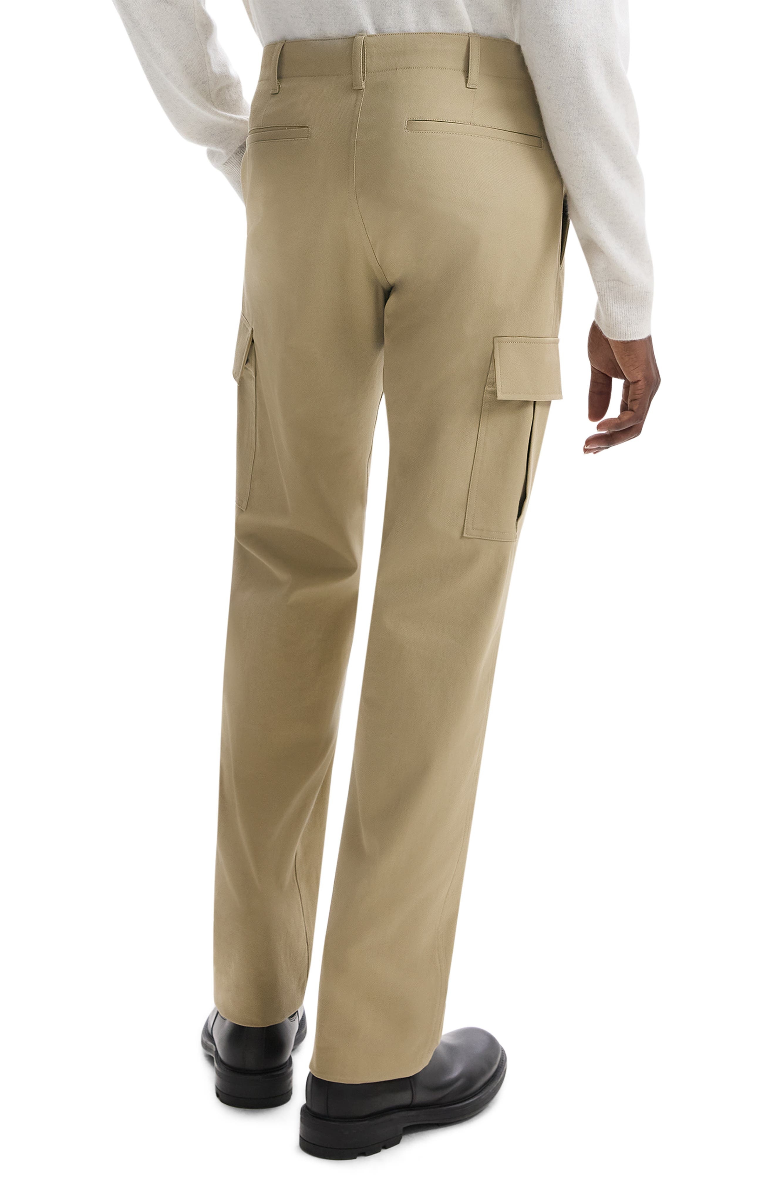 Theory Marvel Straight Leg Pants in Khaki at Nordstrom - 2