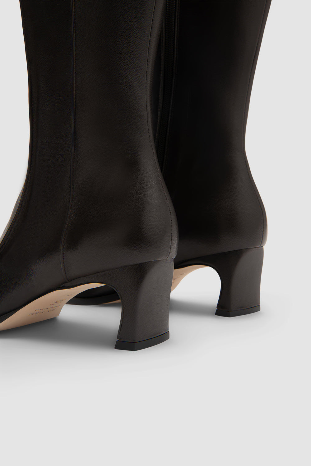 Nieves Ristretto Lamb Nappa Leather Knee-High Boot - 4