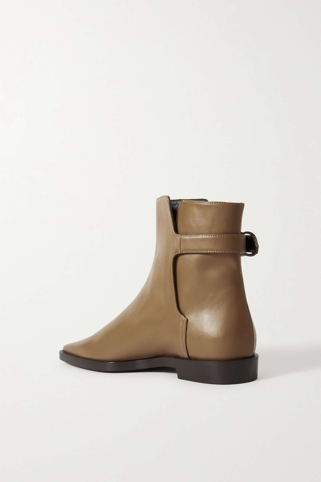 + NET SUSTAIN The Belted leather ankle boots - 3