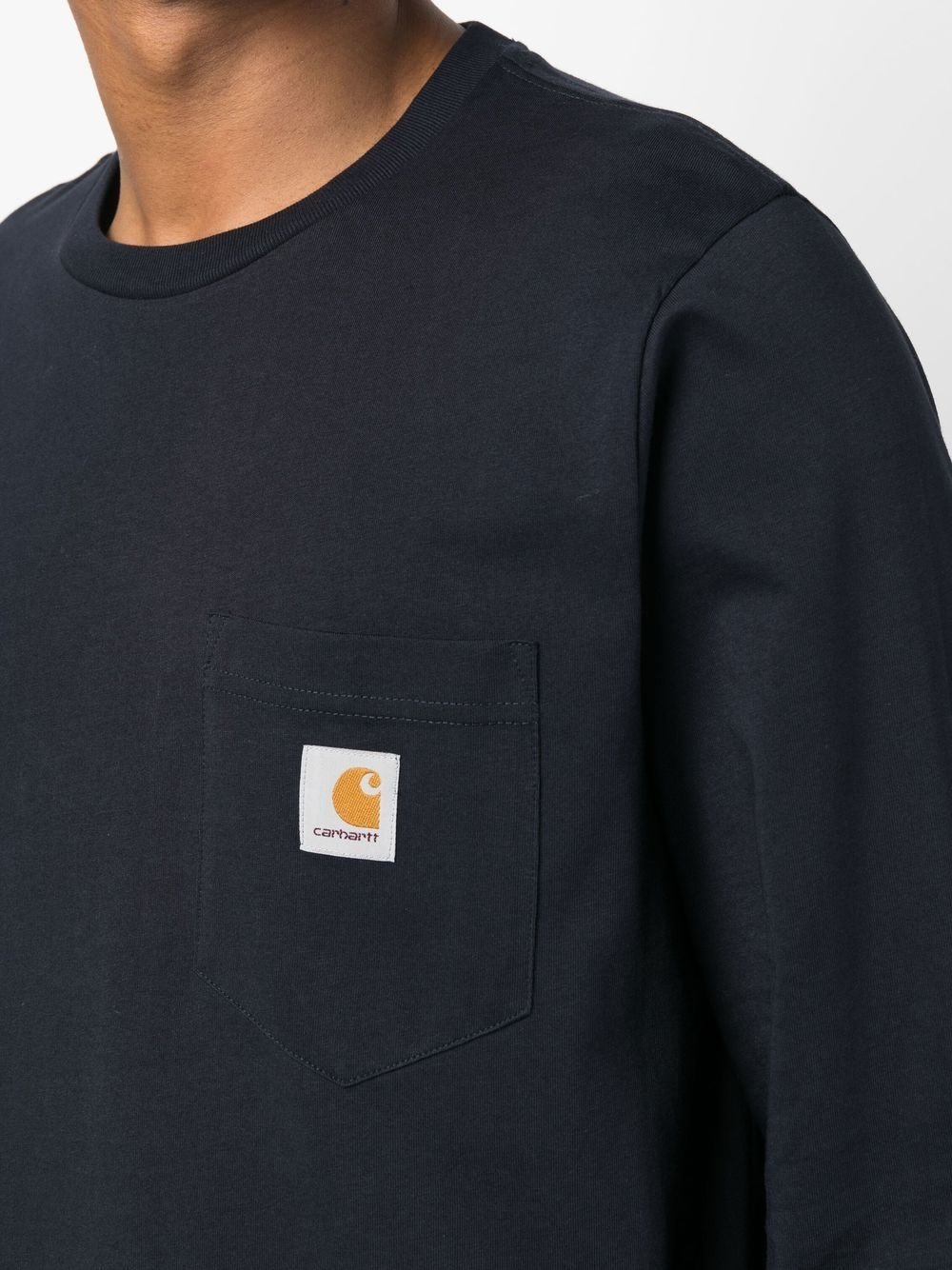 logo-patch long-sleeved T-shirt - 5