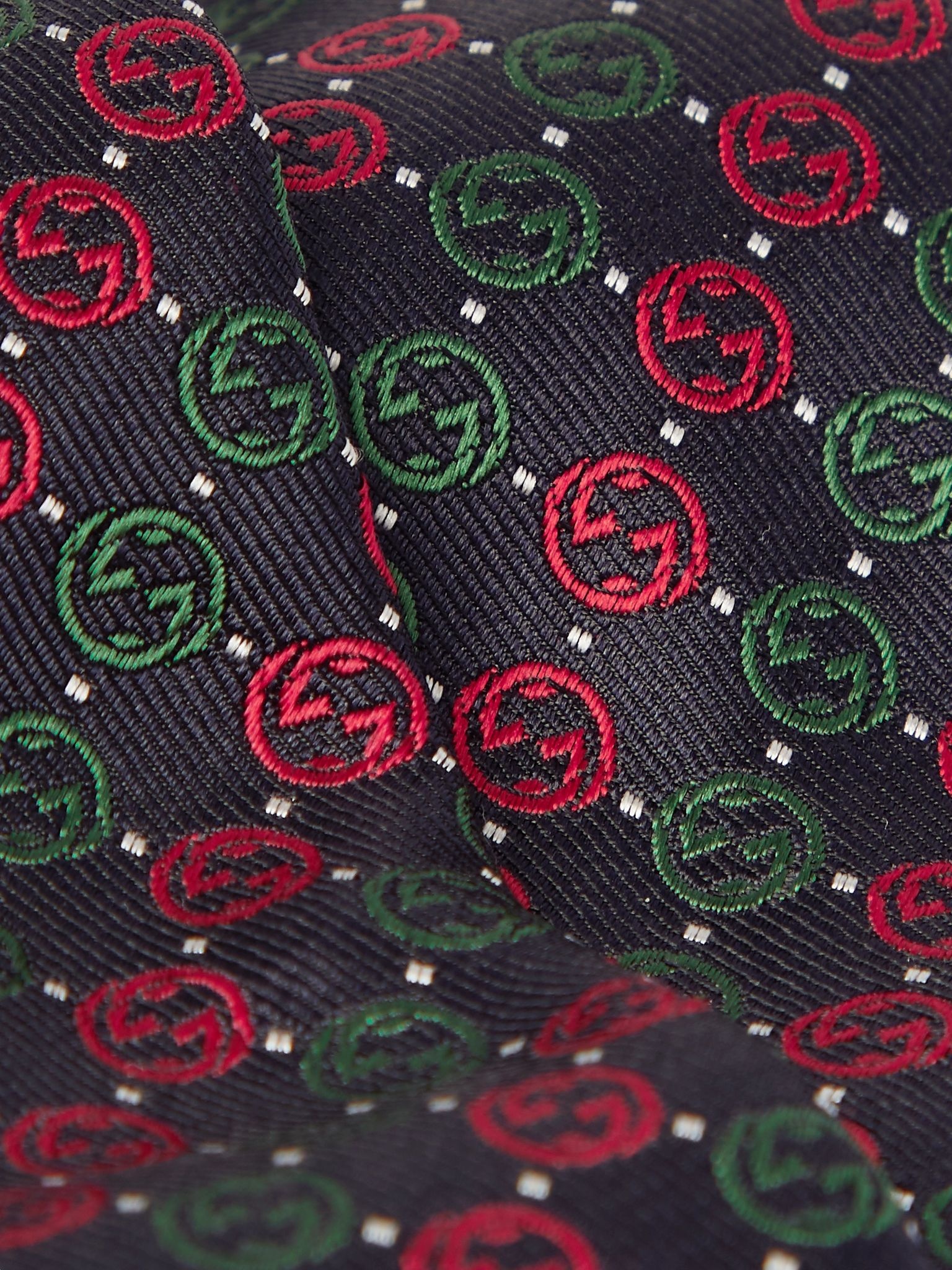 7cm Logo-Jacquard Silk Tie - 3