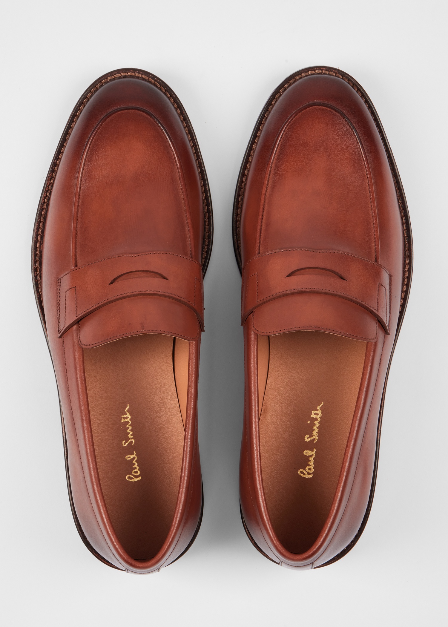 Tan Leather 'Benito' Loafers - 5