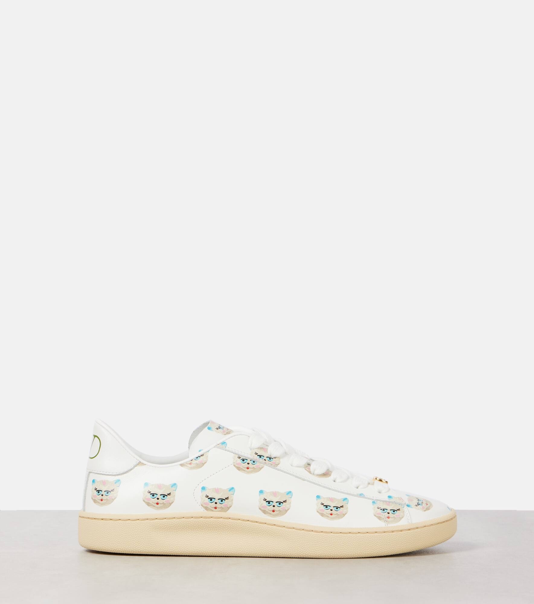 Royco printed leather sneakers - 4