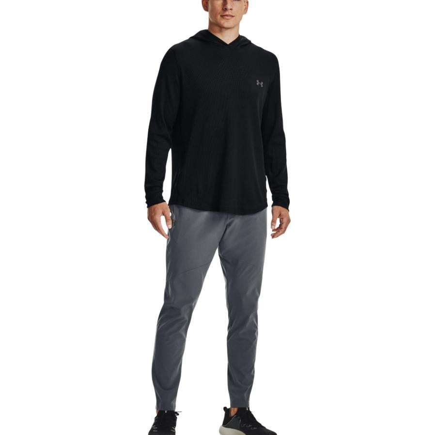 Under Armour Waffle Hoodie 'Black' 1302362-001 - 3