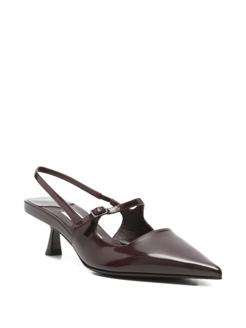 JIMMY CHOO 45mm slingback pointed-toe pumps outlook