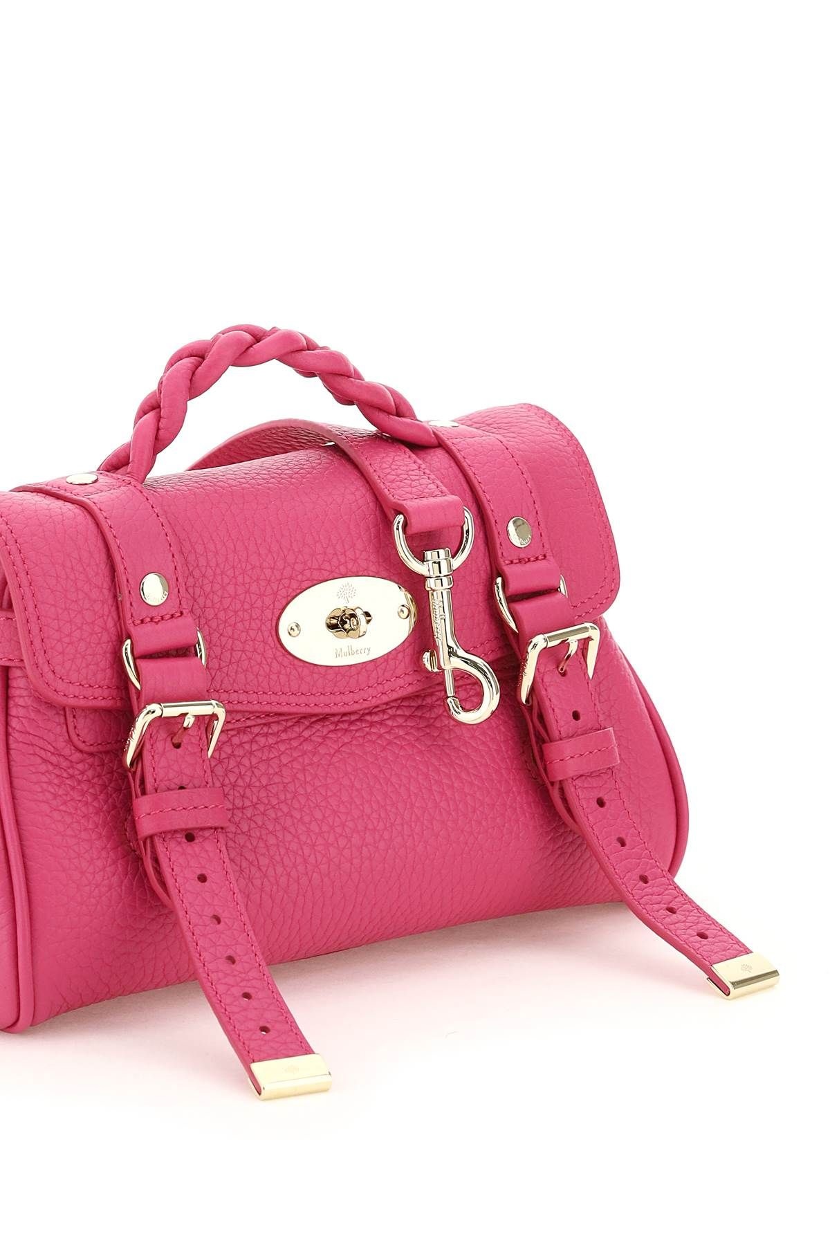 ALEXA GRAINED LEATHER MINI BAG - 3