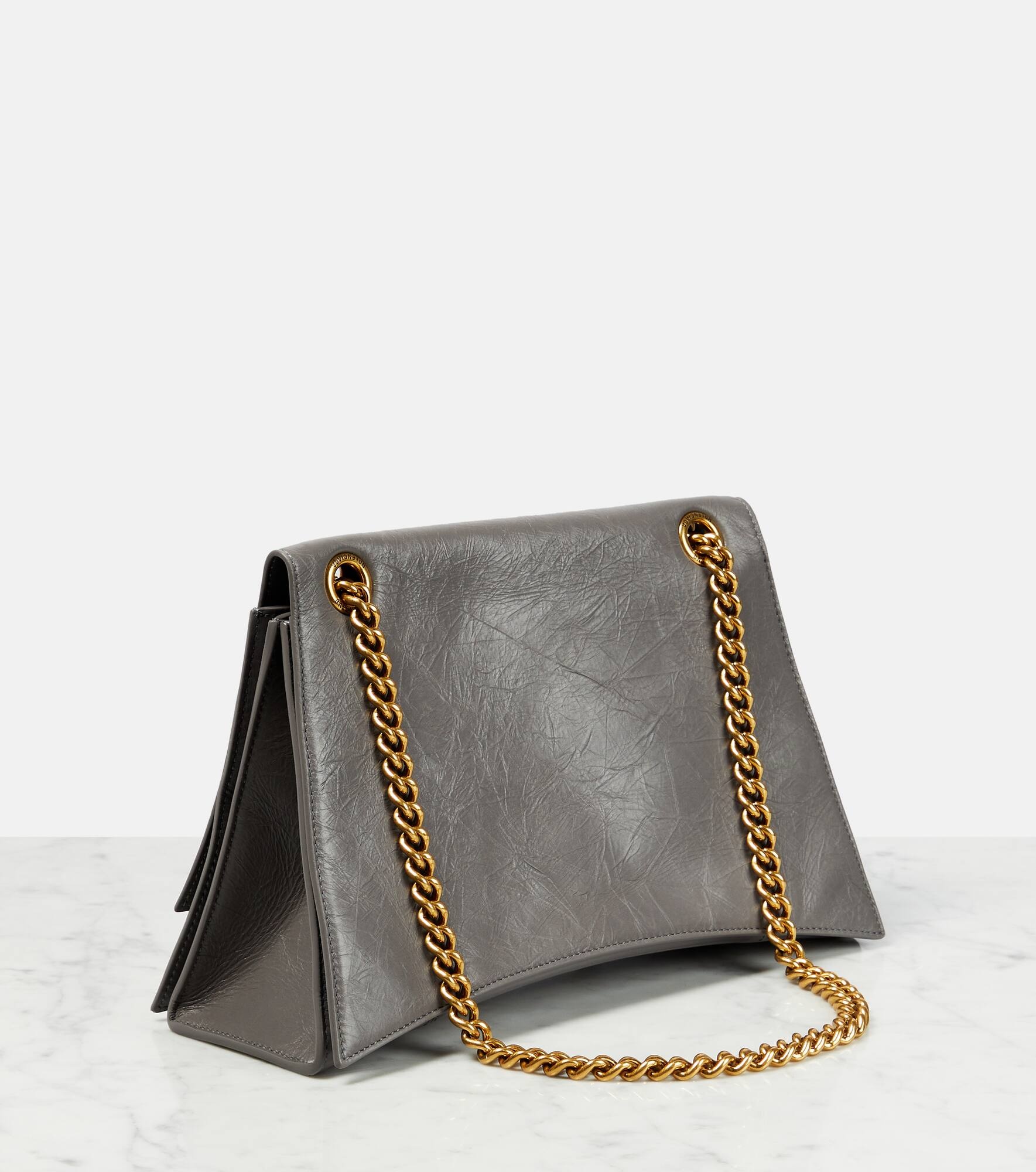Crush Medium leather shoulder bag - 4