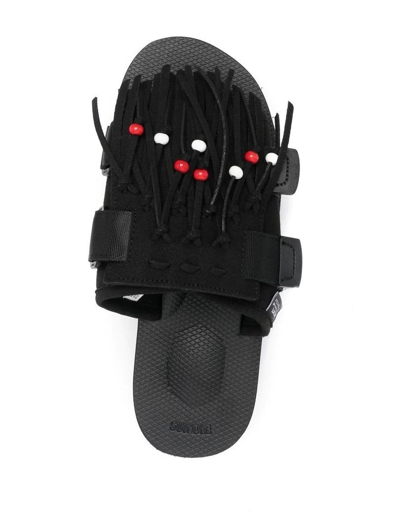 MOTO-Cab fringed sandals 4