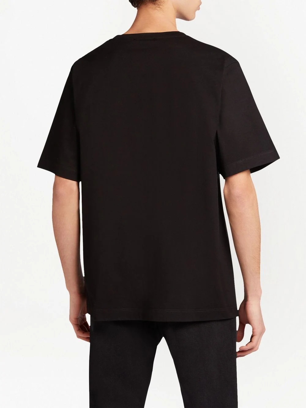 rhinestone-embellished logo T-shirt - 4