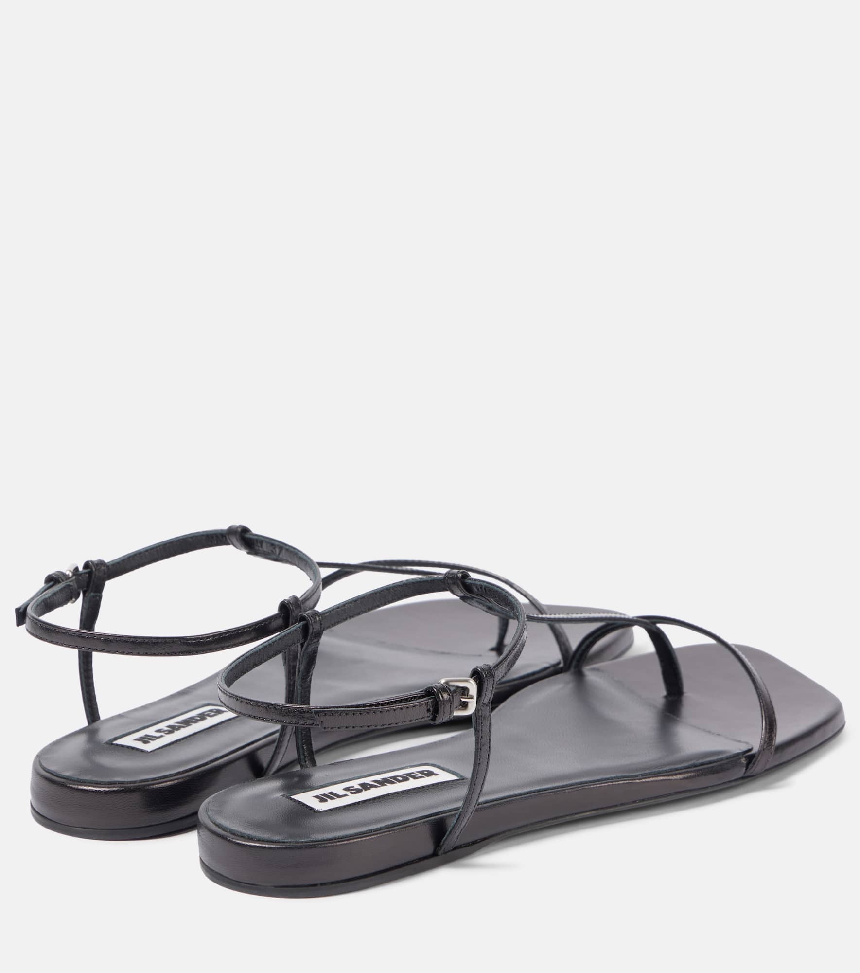 Leather thong sandals - 2