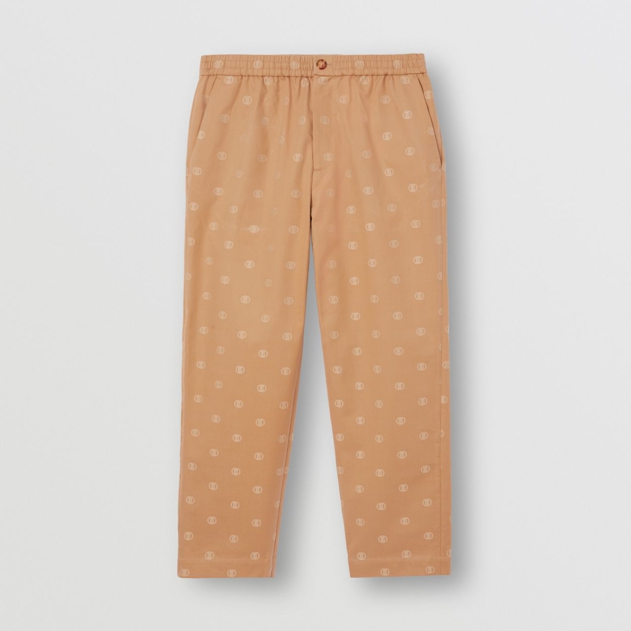 Monogram Motif Cotton Jogging Pants - 1