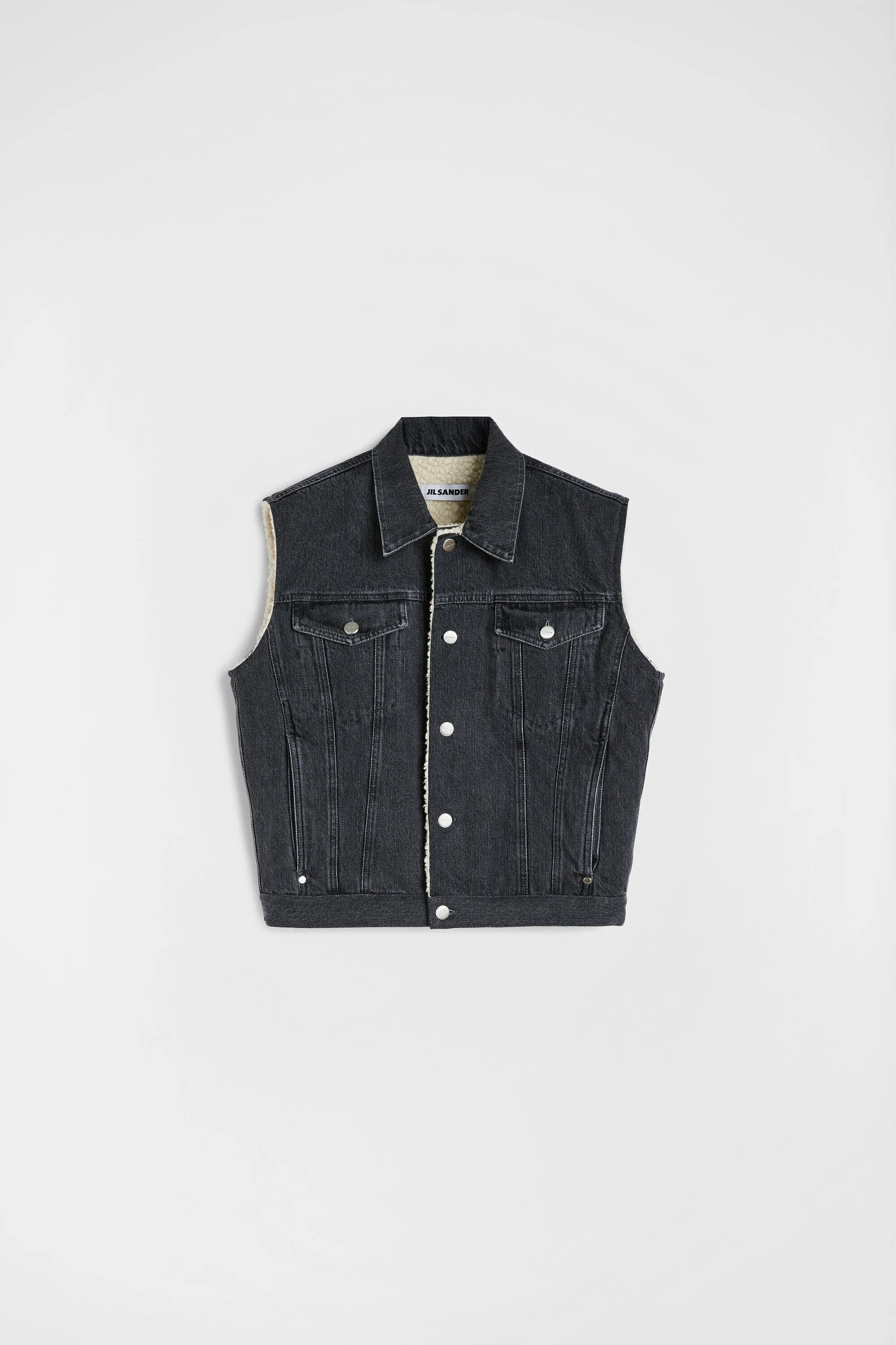 Lightweight Denim Vest - 1